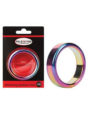Malesation - Metal Ring Rainbow Steel 48