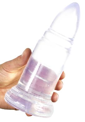 20 x 6,5 cm ANALE GRANDE Dildo ROCKET clear