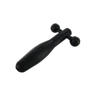 Silicone Cum-Thru Barbell Penisplug