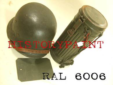 RAL6006 FELDGRAU FARBE WEHRMACHT KEIN KOCHGESCHIRR HELM GASMASKE 1940 SDKFZ LACK