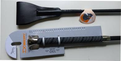 Döbert Gerte Springgerte mit Gummi-Haftgriff Farbe schwarz grau 65 cm 1-29