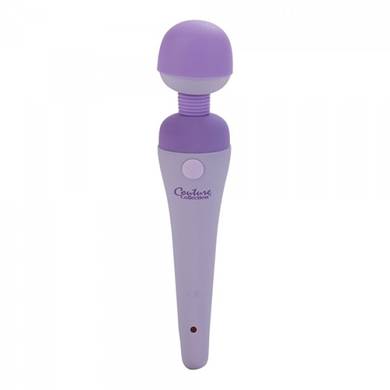Massagevibrator - 19 x 4 cm - in Violett