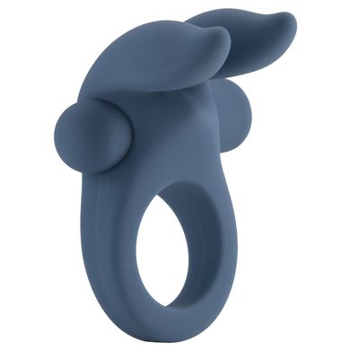 MJUZE Bunny Cockring - Blue - Vibro Cockring
