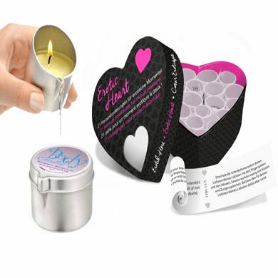 Erotic Heart mini& Body Candle Erotica