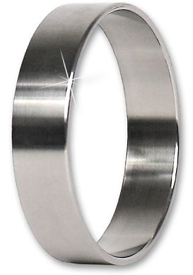 Edelstahl Cockbandring TWO