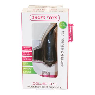 Power Bee Fingerring in Schwarz