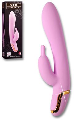 23 x 3,5 cm Entice Isabella Silikonvibrator pink