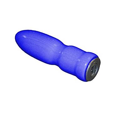 M&M Wood Production Holzpowerbank Thor Ahorn im Dildodesign. blau. 1 Stück