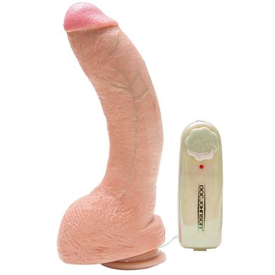 Jeff Stryker Dildo mit Vibration, 25,5 x 5 cm