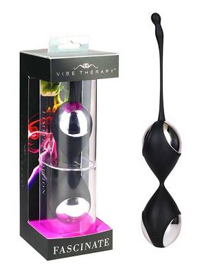 Vibe Therapy Fascinate Duo-Balls black-chrome