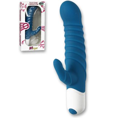 15 x 3,5 cm Vibrator SToys AYLEEN Silicone-Vibrator blau