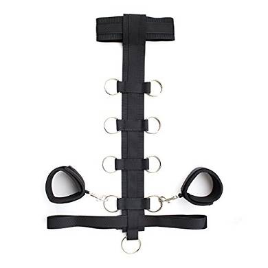 SM Sexspielzeug Sex Slave Harness Bondage Geschirre mit Halsband und Handschellen