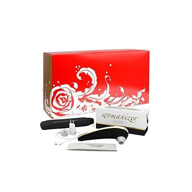 Geschenkset: Womanizer +size Klitorisstimulator. weiß in limitierter Geschenkbox + G