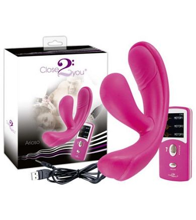 Close2you Arioso rose - Vibrator mit 3 Motoren per FB anwhlbar