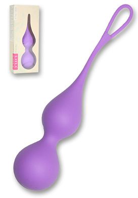 Layla Peonia Silikon Kegel Balls Liebeskugeln purple