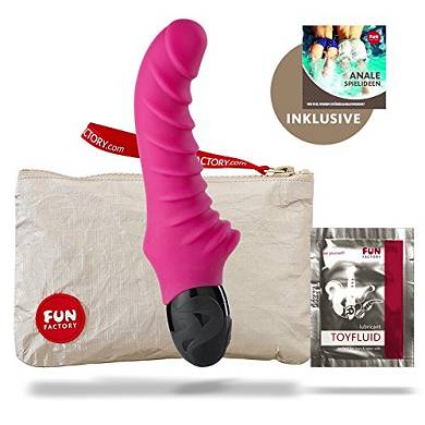 Fun Factory SEMIREALISTIC Batterie. violett. Vibrator aus Silikon für sie Klitoris un