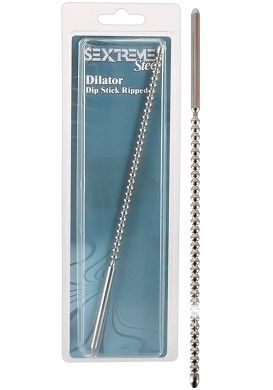 Sextreme Dilator mit Reizkugeln 6 mm silver