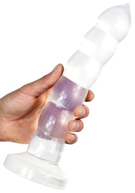 29 x 5,5 cm ANALE GRANDE Dildo SIX BANGS clear
