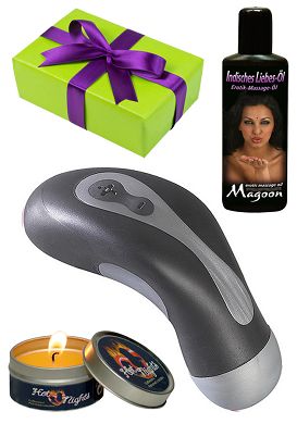 LAYAspot silber / schwarz - Geschenkpaket