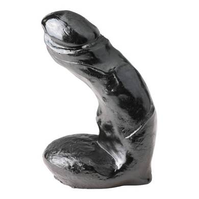 All Black Dildo - 15 cm