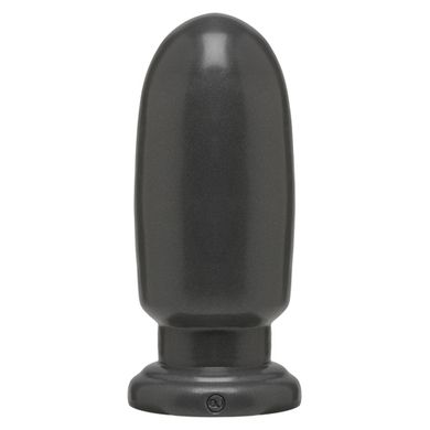 Groer, runder Dildo in Grau
