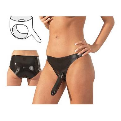 Latex Slip mit Penis S-L