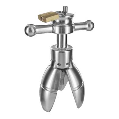 Der dreiblttrige Analplug aus Stahl