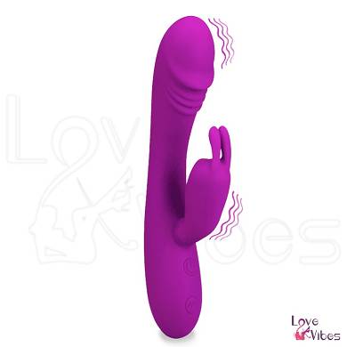 Wiederaufladbarer Rabbit-Vibrator Dual Spot