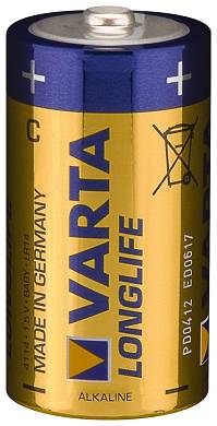 2er Varta-Longlife Batterie Baby C LR14 1,5V 7600mA [42332]