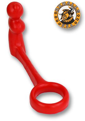 Oxballs Nubber Cockring mit Anallock red