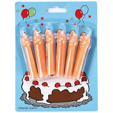 Happy B-Day Penis Kerzen