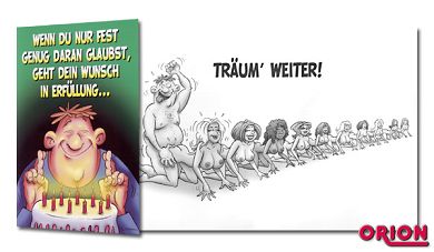 Grußkarte Wunsch