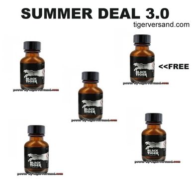 5 x Silver Black Tigers 24 ml
