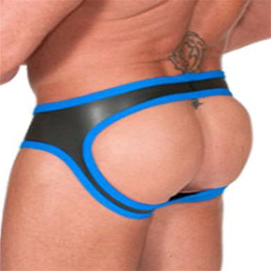 665-leather-neoprene-open-back-bottoms-blackblue