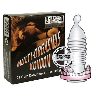Secura Multi-Orgasmus Kondome 21er