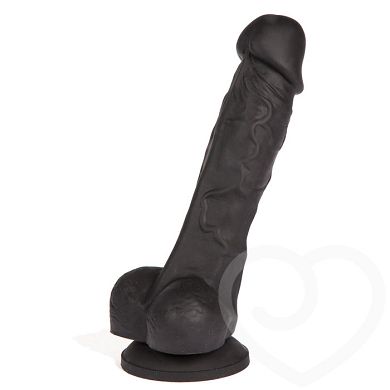 Lovehoney ultra-realistischer Dildo 14cm mit Saugnapf Schwarz