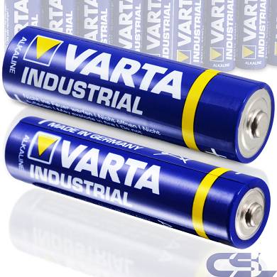 Varta Batterie Set 40 Stk AA Mignon + 60x AAA Micro Alkaline Industrial Quality