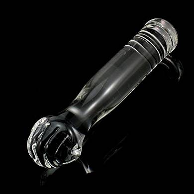 Greenpinecone Deluxe Fisting Faust Form Glas dildo Art with Handle Transparent Buttplug Kr