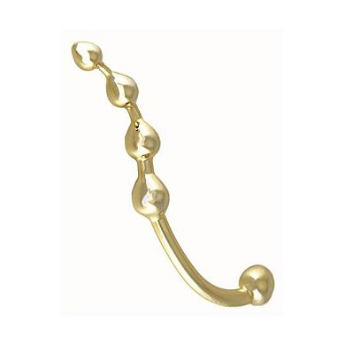 Erotic Fashion Dildo. fünf Metallkugel . Gold Metall 28 cm lang. 1er-Pack (1 x 1 St&u