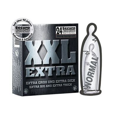 Orion 414212 Secura Kondome XXL EXTRA dick 24er