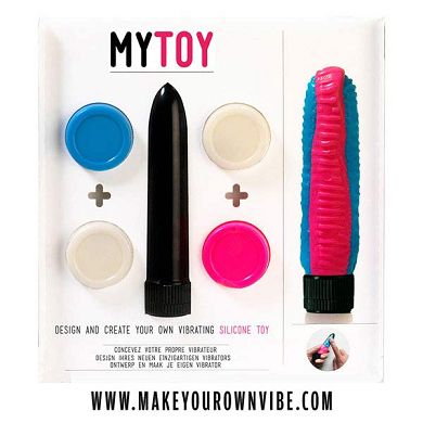 MyToy Vibrator-Kit for me, blau/pink