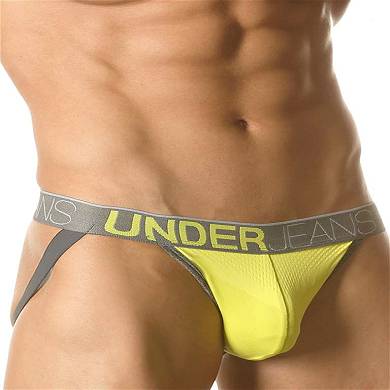 Junk Underjeans UJ Flex Jock Underwear Yellow