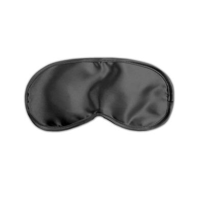 Liebesmaske aus Satin - Schwarz