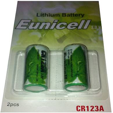Markenware "Eunicell" 3V Lithium Batterie Typ: CR123A