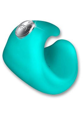 Auflegevibrator KEY PYXIS Finger Massager blue