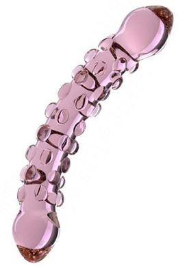 24 x 2,3 - 3,4 cm Glasdildo - Rosa Ladykiller