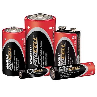 Duracell Procell Alkaline-Batterien hochwertige Industrieware lose / 10er-Karton