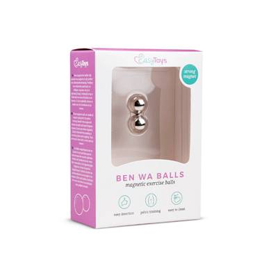 EasyToys ? Magnetische Ben Wa Liebeskugeln 12 mm in Silber