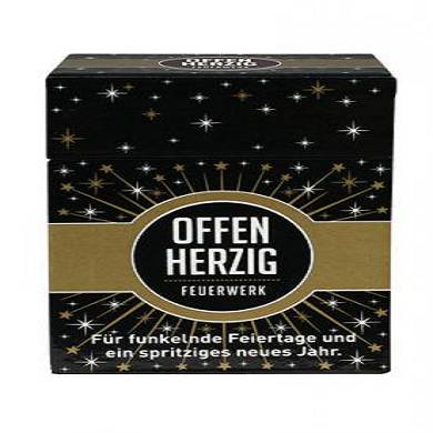 Offenherzig Feuerwerk