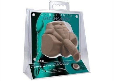 Cyberskin Intimates Virtual Heartthrob Dark Masturbator